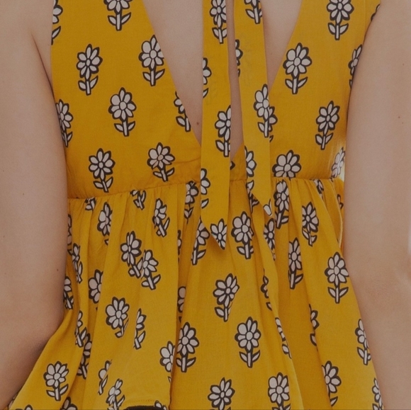 RHODE Resort maxi dress in printed cotton with a tiered silhouette. Head turner! - Picture 3 of 7